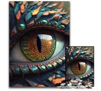 Puzzle da 1000 pezzi per adulti, puzzle deluxe Dragon Eye per adulti, ideale per gli innamorati, perfetto regalo di Natale, Capodanno, San Valentino, 50x75CM/19,68x29,52 pollici.