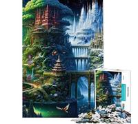 Puzzle da 1000 pezzi per adulti puzzle di arte fantasy mistica per adolescenti ideale per passare il tempo durante le vacanze stimolare la mente e creare compleanni 50x75cm
