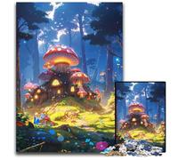 Puzzle da 1000 pezzi per adulti puzzle di carta del Paese delle Meraviglie relax e sfida decorazioni per la casa colorate amici 1000 pezzi (38x26 cm)