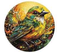 Puzzle da 1000 pezzi per adulti, puzzle di carta "Green Sparrow", gioco di attività per famiglie per adolescenti, rompicapo impegnativo (67,5x67,5 cm)