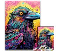Puzzle da 1000 pezzi per adulti, puzzle di cartone colorato a forma di anatra viola, rompicapo ad alta difficoltà per adolescenti, 26X38CM/10,23x14,96 pollici