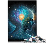Puzzle da 1000 pezzi per adulti, puzzle di decorazione per la casa, universo Zen esoterico, ideale come regalo per tutta la famiglia, 26 x 38 cm