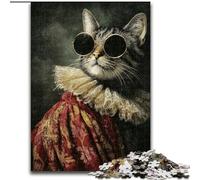 Puzzle da 1000 pezzi per adulti, puzzle di gatti artistici per adulti 50X75CM, regalo perfetto per la festa della mamma, compleanni, Natale