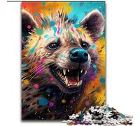 Puzzle da 1000 pezzi per adulti, puzzle di iene per adulti, dimensioni 50x75cm, attività divertenti da fare a casa, regalo di compleanno, regali da viaggio