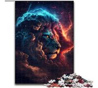 Puzzle da 1000 pezzi per adulti, puzzle di Leo, nuvola radiosa, in legno, per regali di compleanno, vacanze, Natale, Halloween, 1000 pezzi(50x75cm)
