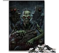 Puzzle da 1000 pezzi per adulti, puzzle di soldati zombi dell'esercito morto, realizzati in cartone, per regali di compleanno, vacanze, Natale e Halloween, 1000 pezzi(26x38cm)