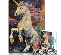 Puzzle da 1000 pezzi per adulti, puzzle di unicorni animali per adolescenti, giocattoli da gioco, ogni pezzo è unico - gioco divertente e stimolante per tutta la famiglia (dimensioni 75x50cm)