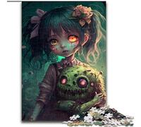 Puzzle da 1000 pezzi per adulti, puzzle di zombi in cartone, rompicapo fai da te stimolante, gioco perfetto per famiglie o regalo decorativo, 1000 pezzi(26x38cm)