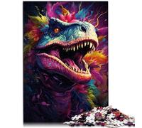 Puzzle da 1000 pezzi per adulti puzzle dinosauri puzzle anti-stress staycation uccidere il tempo adatto per adolescenti dai 14 anni e oltre 26 x 38 cm
