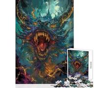 Puzzle da 1000 pezzi per adulti puzzle Dragon's Roar giocattolo educativo regalo per donne e uomini gioco impossibile collezione di artisti belle arti dimensioni 50x75cm