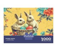 Puzzle Da 1000 Pezzi Per Adulti Puzzle Easter Basket with Eggs Puzzle Per Adulti Giochi Rilassanti Analisi E Logica Divertimento A Casa Attività, 70x50cm/1000pcs