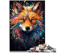 Puzzle da 1000 pezzi per adulti Puzzle educativo di apprendimento Fantasy Fox 26x38cm migliora l'amore tra le coppie per adolescenti dai 14 anni e oltre