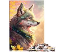 Puzzle da 1000 pezzi per adulti Puzzle educativo onirico Lupo 26x38cm Migliorare l'amore tra le coppie per adolescenti dai 14 anni e oltre