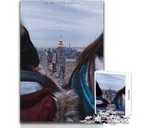 Puzzle da 1000 pezzi per adulti Puzzle Empire State Building Gioco impegnativo Giocattoli Modello Assemblaggio Regalo Compleanno Dimensioni 38x52cm