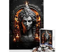 Puzzle da 1000 pezzi per adulti puzzle fai da te dio greco Ade giocattoli opere d'arte regalo gioco educativo collezione di artisti belle arti (dimensioni 50x75cm)