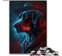 Puzzle da 1000 pezzi per adulti, puzzle fai da te impegnativi per risolvere i crimini canini, gioco interattivo per famiglie (dimensioni 26x38cm)