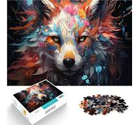 Puzzle da 1000 pezzi per adulti puzzle fantasia volpe bianco puzzle migliora la memoria adatta per adolescenti di 14 anni e oltre 50 x 70 cm