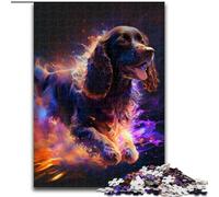 Puzzle da 1000 pezzi per adulti, puzzle fantasy Cocker Spaniel, gioco rompicapo per adolescenti, regalo perfetto per una serata di giochi in famiglia (dimensioni 26x38cm)