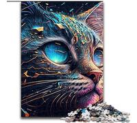 Puzzle da 1000 pezzi per adulti, puzzle fantasy con gatti, dimensioni 50x75cm, perfetti per adolescenti, per rafforzare i legami familiari, rompicapo e regalo fai da te per la casa.