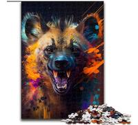 Puzzle da 1000 pezzi per adulti, puzzle fantasy con iene, rompicapo impegnativo per adolescenti, divertente serata di giochi in famiglia (dimensioni 26x38cm)