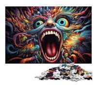Puzzle da 1000 pezzi per adulti puzzle fantasy con volti colorati opera d'arte per adolescenti dai 14 anni in su 1000 pezzi (75x50 cm)