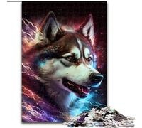 Puzzle da 1000 pezzi per adulti, puzzle fantasy Husky, dimensioni 50x75cm, per adolescenti e ragazzi, compleanno e festa.