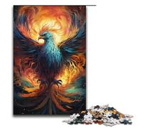 Puzzle da 1000 pezzi per adulti puzzle fantasy misterioso di Phoenix puzzle in legno per adulti gioco impegnativo 1000 pezzi (38x26 cm)