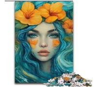 Puzzle da 1000 pezzi per adulti, puzzle "Fiore della passione" per adulti, 50x75cm, rompicapo fai da te stimolante, gioco perfetto per famiglie o regalo decorativo