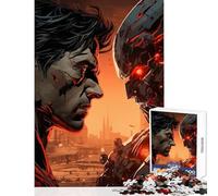 Puzzle da 1000 pezzi per adulti,puzzle "Future Man Vs Machine",giocattoli antistress,regali per donne e uomini,gioco per famiglie,attività divertenti a casa,dimensioni 38x52cm