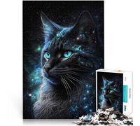 Puzzle da 1000 pezzi per adulti Puzzle Galaxy Art Cat Puzzle difficile da completare ma divertente e umoristico per adolescenti dai 14 anni e oltre 26 x 38 cm