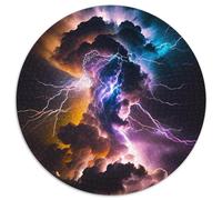 Puzzle da 1000 pezzi per adulti, puzzle Galaxy Lightning per adulti, ideali per gli innamorati, perfetti per Natale, Capodanno e San Valentino (dimensioni 67,5x67,5 cm)