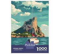 Puzzle Da 1000 Pezzi Per Adulti Puzzle Gibraltars Soaring Rock Puzzle Per Adolescenti Giochi Rilassanti Antistress Sfida Da Completare 52x38cm/1000pcs