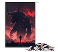 Puzzle da 1000 pezzi per adulti puzzle Il Minotauro decorazione da parete antistress 75x50 cm