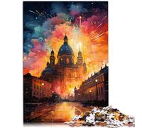 Puzzle da 1000 pezzi per adulti Puzzle Il Palazzo Reale di Madrid Gioco Giocattoli 26x38cm Compleanno unico e Regali per i 14 anni e più