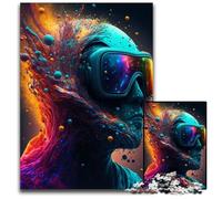 Puzzle da 1000 pezzi per adulti, Puzzle "Il volto dell'universo" per adulti, design intricato per adolescenti, decorazioni fai da te e divertimento che stimola la mente, 26x38cm/10,23x14,96 pollici