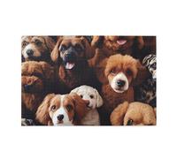 Puzzle da 1000 pezzi per adulti puzzle impegnativi per serate di gioco cani puzzle in legno personalizzati puzzle in legno personalizzati per famiglia Picturepuzzle dimensioni finito 75 x 50 cm
