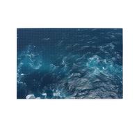 Puzzle da 1000 pezzi per adulti puzzle impegnativi per serate di gioco Mare visto dalla parte superiore Puzzle in legno personalizzati puzzle in legno personalizzati per famiglia Picturepuzzle
