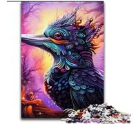 Puzzle da 1000 pezzi per adulti, puzzle in cartone colorato a forma di picchio, dimensioni 26x38cm, gioco interattivo per famiglie, decorazione fai da te per la casa, regalo rompicapo