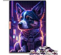Puzzle da 1000 pezzi per adulti, puzzle in cartone con cani e umani, stimolanti e divertenti, attività per famiglie, dimensioni 26X38cm