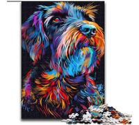 Puzzle da 1000 pezzi per adulti, puzzle in cartone raffigurante un Griffone a pelo duro, idea regalo per le feste, opera d'arte umoristica, opera d'arte dettagliata, 1000 pezzi(26x38cm)