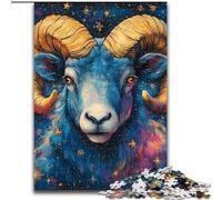 Puzzle da 1000 pezzi per adulti, puzzle in legno a forma di capra, 26x38cm, sfida per la mente, regalo perfetto per adolescenti e decorazioni per la casa