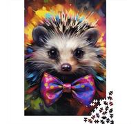 Puzzle da 1000 pezzi per adulti, puzzle in legno a forma di riccio, il miglior regalo per amici e familiari, 1000 pezzi (75x50 cm)