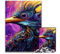 Puzzle da 1000 pezzi per adulti, puzzle in legno colorati a forma di picchio, rompicapo ad alta difficoltà per adolescenti, 50x75CM/19,68x29,52 pollici