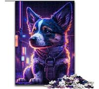 Puzzle da 1000 pezzi per adulti, puzzle in legno con cane e umano, dimensioni 50x75cm, rompicapo ad alta difficoltà per adolescenti.