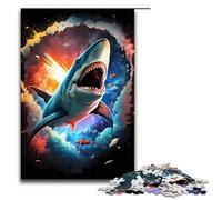 Puzzle da 1000 pezzi per adulti puzzle in legno Il mito dello squalo gioco impegnativo per adulti 75x50 cm