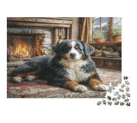 Puzzle da 1000 pezzi per adulti, puzzle in legno impegnativi, puzzle personalizzato con immagine di leopardo e piccolo geco per adulti e bambini, serate di gioco in famiglia, 75x50 cm.
