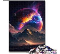Puzzle da 1000 pezzi per adulti,puzzle in legno raffigurante la cima di una montagna mistica,rompicapo stimolante per adolescenti,divertimento in famiglia,regalo fai da te per la casa,1000 pezzi