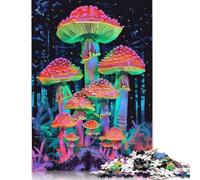 Puzzle da 1000 pezzi per adulti, puzzle in stile foresta di funghi, puzzle da 1000 pezzi, giocattoli per adulti, puzzle per famiglie, regalo (75x50 cm)