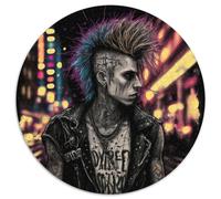 Puzzle da 1000 pezzi per adulti, puzzle interattivi di Street Punk, impegnativi, gioco per famiglie, decorazioni fai da te per la casa, sfida mentale, regalo (67,5x67,5 cm)