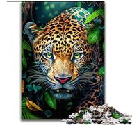 Puzzle da 1000 pezzi per adulti, puzzle Jaguar, dimensioni 26x38cm, rompicapo impegnativo, giocattolo rilassante per adolescenti